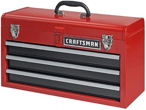 craftsman 3 drawer metal tool box|craftsman 3 drawer portable chest.